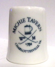 Michie Tavern, Charlottesville, Va. Souvenir Thimble-New - £3.95 GBP