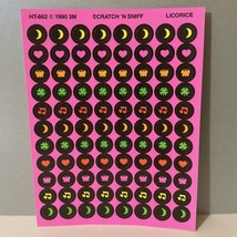 Vintage 3M 1990 Scratch ‘N Sniff Licorice Stickers - £9.37 GBP
