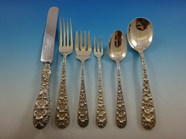 Forget Me Not by Stieff Sterling Silver Flatware Service For 8 Set 61 Pieces - £2,951.54 GBP