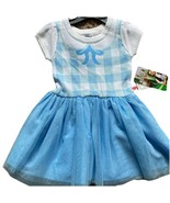 The Wizard of Oz Baby Girl Dorothy Cosplay Sweater Dress White/Blue Todd... - $197.61 MXN