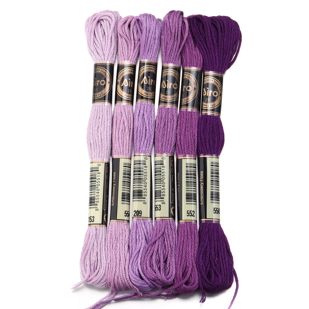 6pcs/lotPolyester Cross Stitch Thread Embroidery Accessories -purple ser... - €3,00 EUR