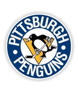 Pittsburgh Penguins (Blue) Round Decal / Sticker Die cut - £3.15 GBP+