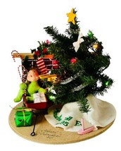 Annalee Christmas Morning Itsie Vignette Light Up Tree 7 inch 1995 Firep... - £73.34 GBP