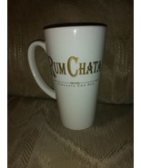 Rum Chata Coffee Mug White Gold Lettering Single Handle Horchata Con Ron... - £16.86 GBP