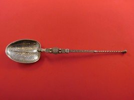 English Victorian Sterling Silver Coronation Spoon Vermeil Circa 1901 10&quot; - £386.97 GBP