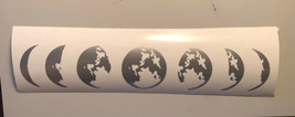 Moon Phases| Night And Day|Balance|Peace|Love|Inspiration|Vinyl|Decal|Sticker - £6.35 GBP
