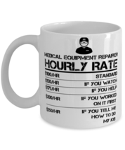 Medical Equipment Repairer Hourly Rate Mug Labor Rates  - £11.94 GBP