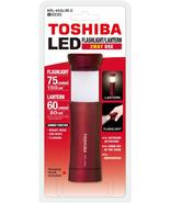 Toshiba LED Flashlight/Lantern KFL-403 (2-Way Flashlight/Lantern, Red) - $13.00 CAD+