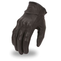 Men’s Lightweight Fully Perforated Knuckle Protection Biker Glove by Fir... - £44.84 GBP