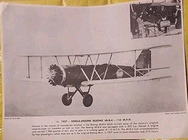 Vtg Photo 1927 Single Enginebboeing 40 B4 110  Carried Most Of The Coast To... - $12.00