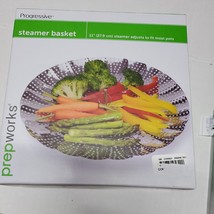 Prepworks by Progressive -  Stainless Steel Steamer Basket - 11&quot; - Adjustable - £6.11 GBP