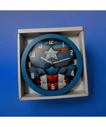 New Marvel Captain America 9.5&quot; Wall Clock - $276.49 MXN