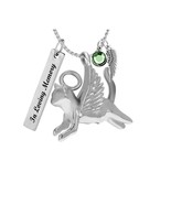 Halo Angel Cat Ash Jewelry Urn - Love Charms™ Option - $29.95