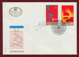 1978 FDC XI Kongres SKJ KPJ Signed Yugoslavia Tito Communist Congress Azem Vlasi - £36.33 GBP