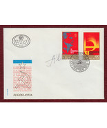 1978 FDC XI Kongres SKJ KPJ Signed Yugoslavia Tito Communist Congress Az... - £37.85 GBP