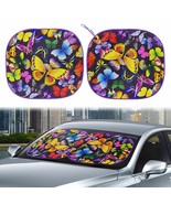2 Count Universal  Butterfly Twist Sunshade  Size 28.5&quot; x 31.5&quot; - £27.65 GBP