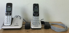 Set Pair 2 VTech Cordless Telephone Handsets Bases Model CS6419-2 - £796.47 GBP