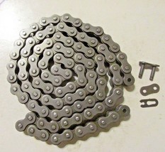 Nickel Plated 420 420NP Go Kart Roller Chain With Master Link Yerf Dog Invader - $19.99+