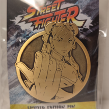 Street Fighter Chun Li Limited Edition Enamel Pin Official SF Collectible - $16.40