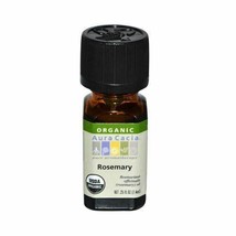 NEW Aura Cacia Pure Aromatherapy Organic Essential Oil Rosemary 0.25 fluid Oz - £8.66 GBP