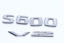 MERCEDES-BENZ S600 V12 EMBLEM BADGE LETTERING Q7518 image 11