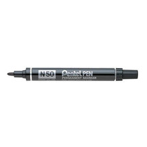 Pentel N50 Bullet Tip Permanent Marker 12pcs - Black - $54.89