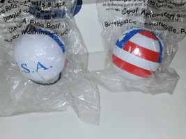 Vtg 1998 Tenna Tops American Patriotic USA Flag Car Antenna Topper / Das... - £12.27 GBP