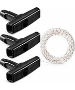 Pull Cord 10 M &amp; Starter Handle 3 for Chainsaw Mower Trimmer Edger Brush... - $23.12 CAD