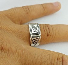 Tuareg Ring Handmade Silver Ethnic Jewelry Tribal African Gypsy Hippy Moroccan - £27.14 GBP