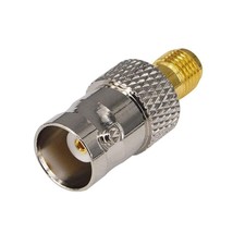 Sma Female Jack To Bnc Female Jack Rf Coaxial Adapter Connector - $13.99