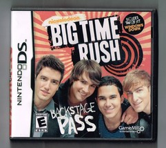 Nickelodeon Big Time Rush Backstage Pass Nintendo Ds Game Empty Case Only - £3.93 GBP