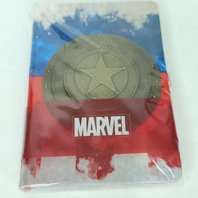 Captain Pyramid America Premium A5 Shield Notebook Marvel NEW Sealed - $22.76