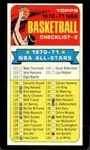 1970-71 Topps #101 Checklist 111-175 Ex (Mk) *X43224 - £7.32 GBP