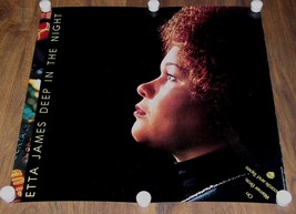 Etta James Promo Poster Vintage 1978 Deep In the Night Warner Bros. Records - $164.99