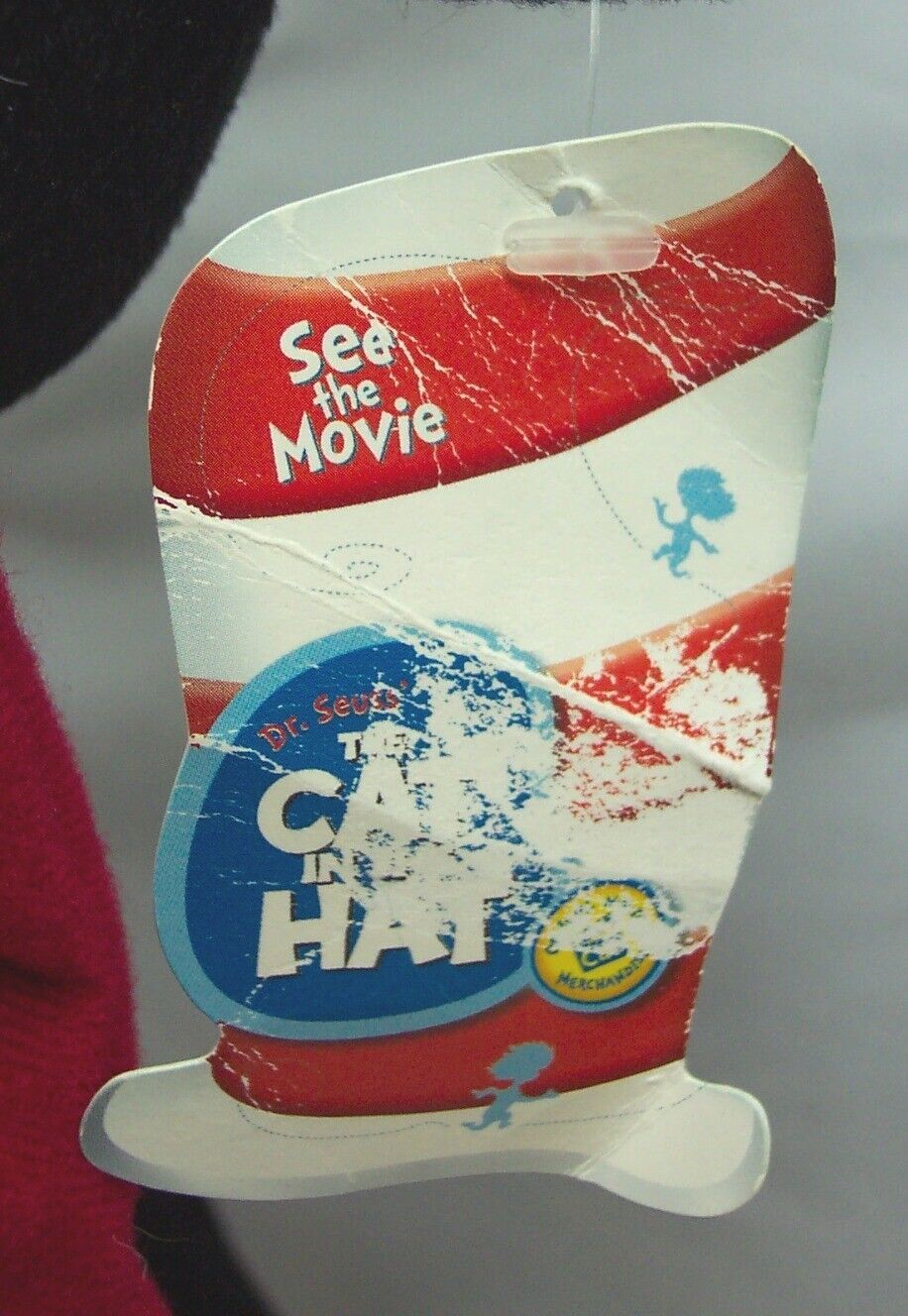LARGE DR. SEUSS CAT IN THE HAT 24" Plush STUFFED ANIMAL Toy 2003 Official Movie Item image 4