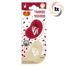 1x Pack Jelly Belly Duo Strawberry Shortcake &amp; Vanilla Car Vent Air Freshener - £9.39 GBP