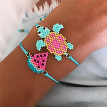 Ren s gift boho summer beach bracelets women pulseras tortoise jewellry watermelon kids thumb200
