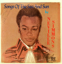 Vinyl Album Autographed Neville Simmons Song of the Sea and Sun Souvenir SLP-314 - $7.43