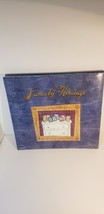 Flavia Scrapbook Album 12 x 12 Family Heritage Post Bound Blue New - £3.78 GBP