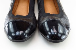 Josef Seibel Women Sz 38 M Silver Ballet Leather Shoes - £15.46 GBP