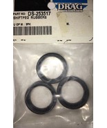 DRAG SPECIALTIES FOOTPEGS SHIFT PEG RUBBERS DS-253517-RARE VINTAGE-SHIP ... - $24.63