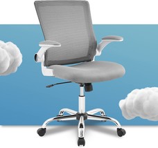 Serta Creativity Ergonomic Mesh Office Computer Desk Chair, Adjustable, Gray - £150.89 GBP
