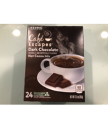 CAFE ESCAPES DARK CHOCOLATE HOT COCOA KCUPS 24CT - $362.34 MXN