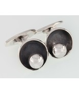 Karl Gustav Hansen Argento Sterling Antichizzato Moderni Gemelli Splendido - $554.08