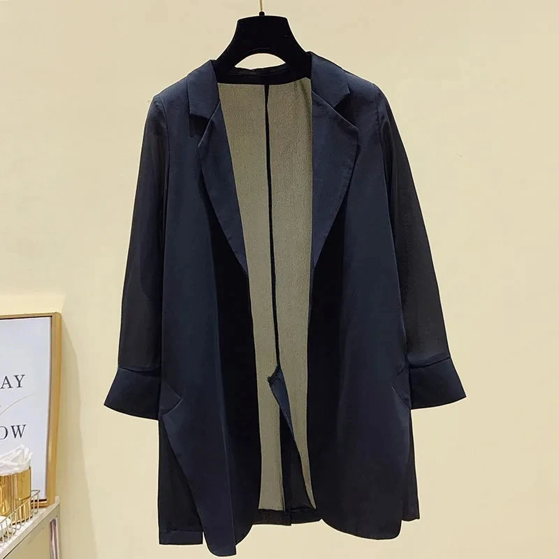 Chiffon thin small suit jacket women 2021 spring and summer  casual sunscreen sh - £116.09 GBP
