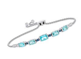 Bolo Bracelets in .925 Sterling Silver Adjustable - - £372.51 GBP