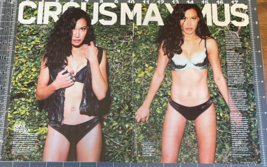 2010 Print Ad Naya Rivera Sexy Brunette Actress on Glee Lingerie Bikini - $14.46