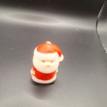 Vintage 2&quot; Hallmark Christmas Santa Short Wick Candle - $4.04