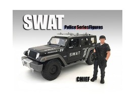 SWAT Team Chief Figure For 1:18 Scale Models by American Diorama - $20.62