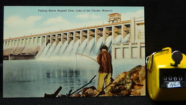 STD Vintage Fishing Below Bagnell Dam Lake of the Ozarks Missouri Unposted - £2.10 GBP